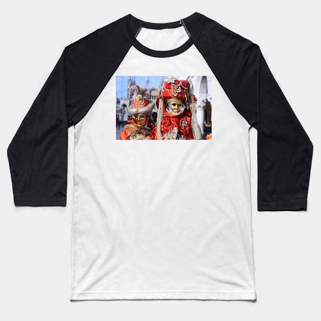 Venice carnival 2018 Baseball T-Shirt by annalisa56